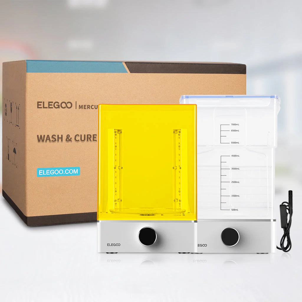 Elegco washing and curing 3D prints