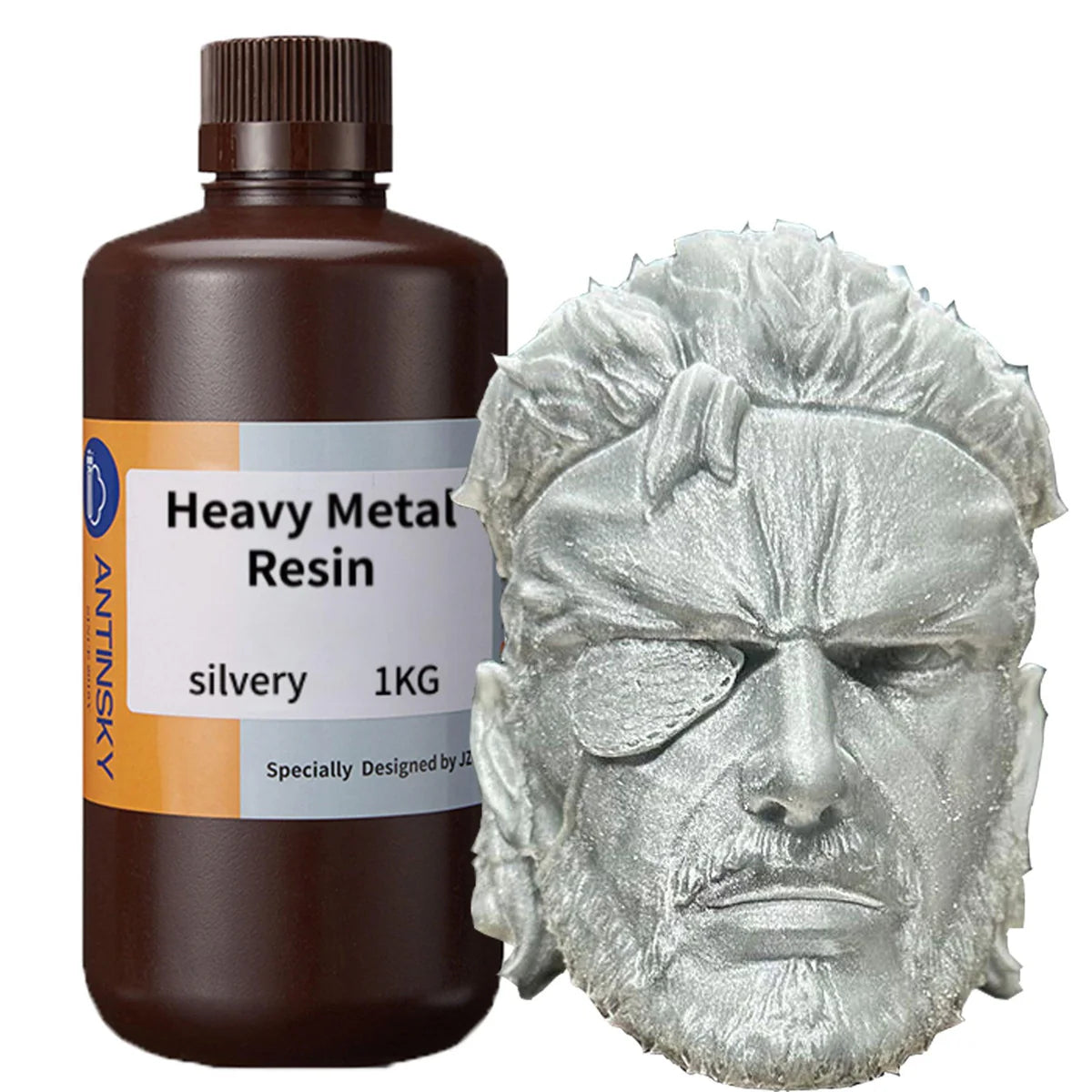 Silvery heavy metal resin antinsky 1lt