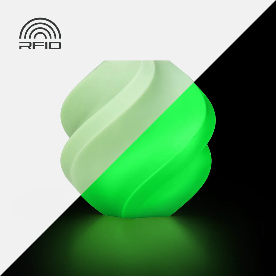 glow in the dark 3d filament bambu lab