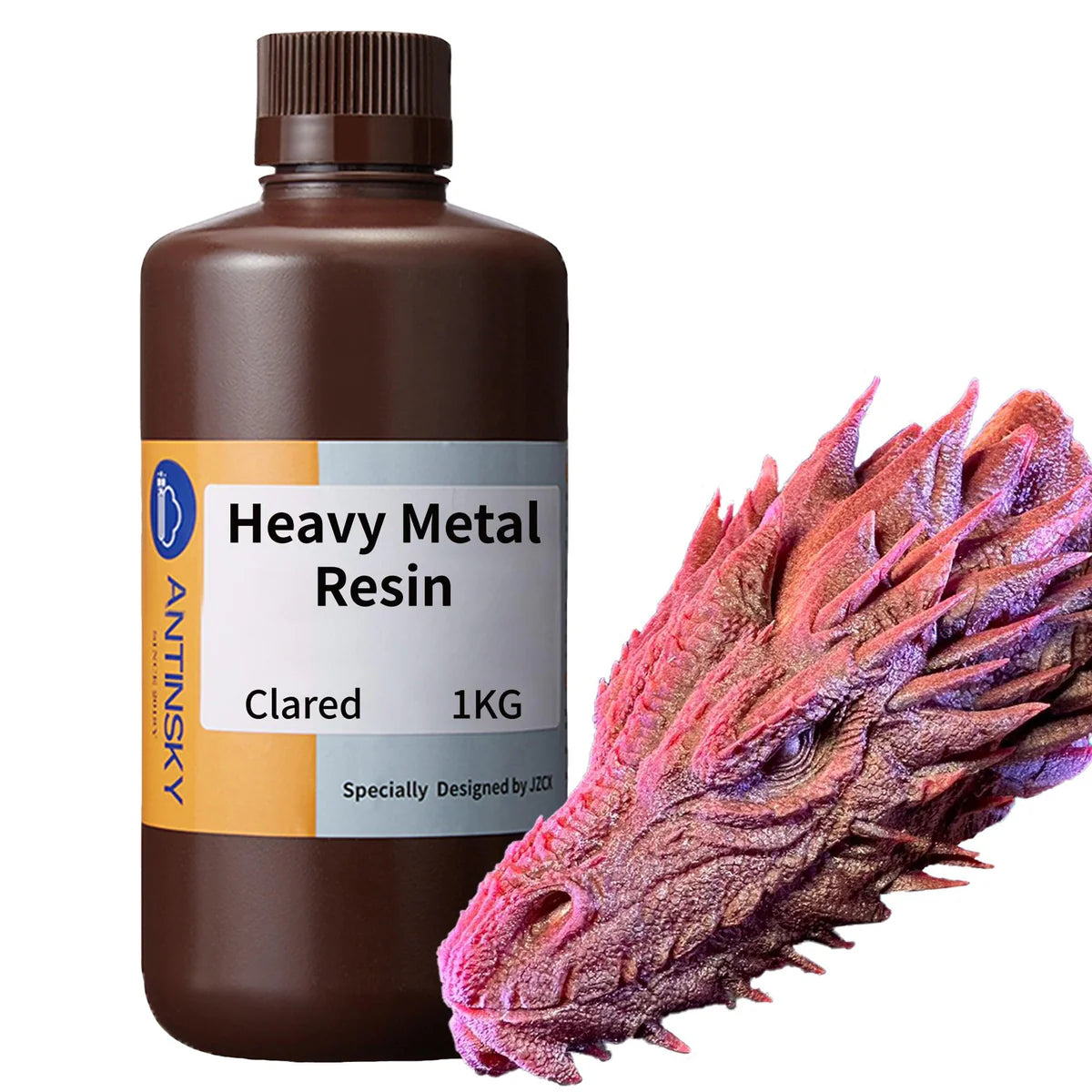 Silvery heavy metal resin antinsky 1lt