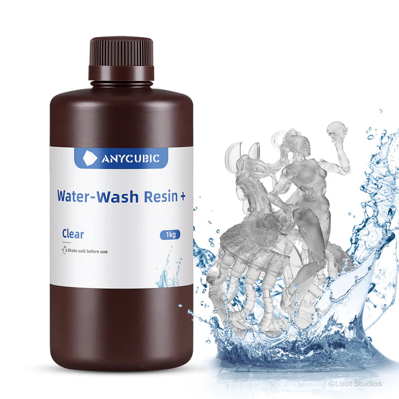 Anycubic water-wash resin + for 3D printer-clear