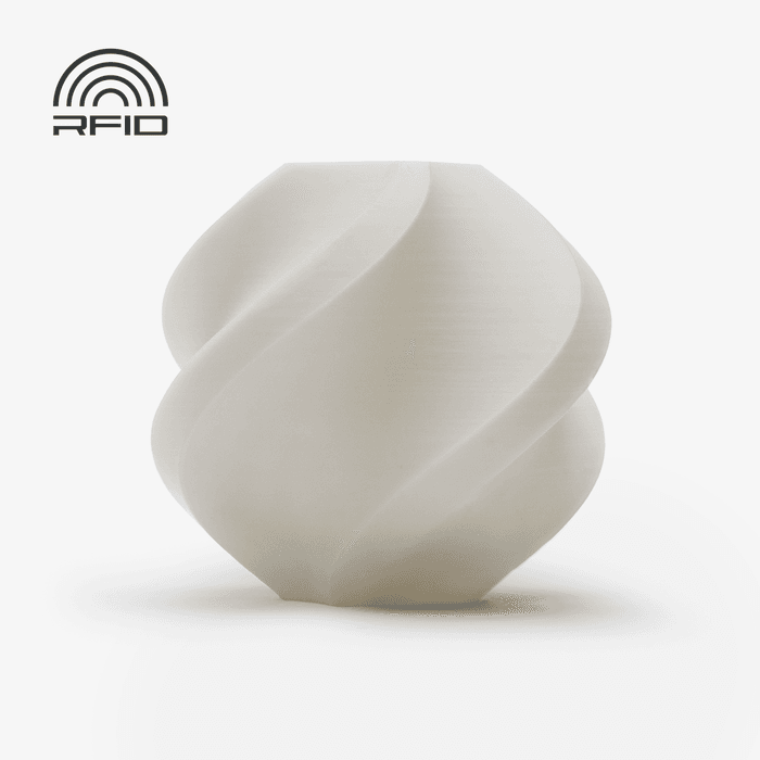 Jade White Bambu PLA Basic 3D filament